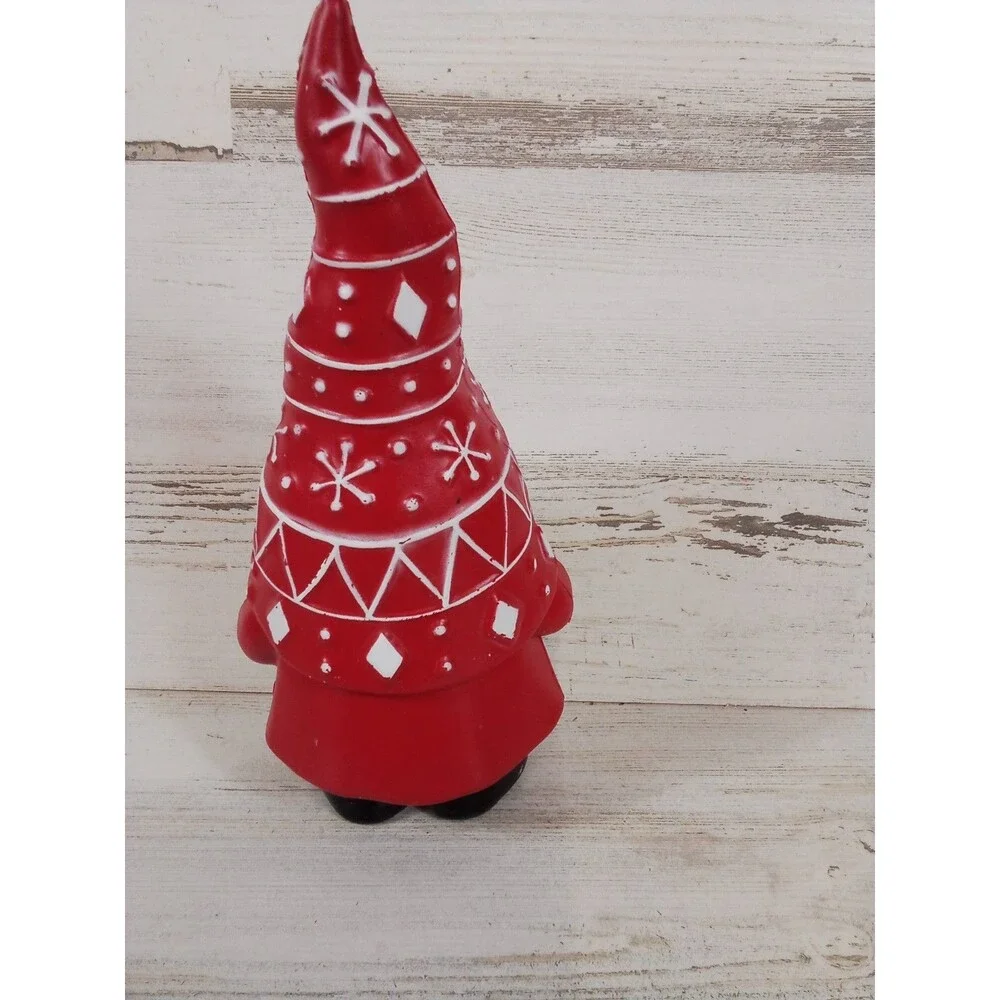 Christmas Small Plastic Gnome Decor For Inside Or Outside Or Large Ornament